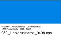 Marabu Aqua Linoldruckfarbe 250ml 052 Mittelblau