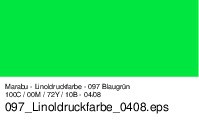 Marabu Aqua Linoldruckfarbe 250ml 097 Blaugrün