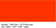 Marabu Textilfarbe plus 50ml 171505 023 Rotorange