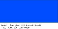 Marabu Textilfarbe plus 50ml 171505 055 Ultramarinblau dunkel