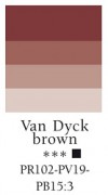 Charbonnel Kupferdruckfarbe 60ml PG 3 - Van Dyck Braun