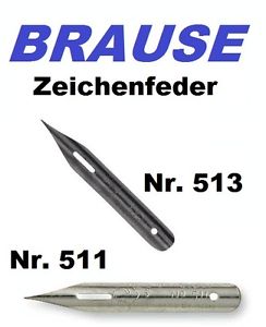 Röhrchenfeder 515 BRAUSE Zeichenfeder Mapping Nib sehr flexibel –  Federfuehrend Kalligraphie und Handschrift
