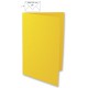Karte Uni B6 doppelt 220g/m² sonnengelb