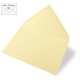 Kuvert Uni B6 90g/m² beige