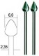 Proxxon Fräser Flamme Ø 6mm / 2 Stück (28724)