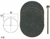 Proxxon Gewebetrennscheiben Ø 38mm / 5 Stück + Träger (28818)