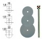 Proxxon Trennsägeblätter Ø 16+19+22mm + Träger (28830)