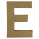 Buchstabe 10cm aus Pappmaché "E"