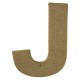 Buchstabe 10cm aus Pappmaché "J"
