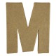 Buchstabe 10cm aus Pappmaché "M"