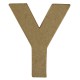 Buchstabe 10cm aus Pappmaché "Y"