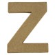 Buchstabe 10cm aus Pappmaché "Z"