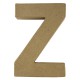 Buchstabe 20,5cm aus Pappmaché "Z"