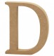 Buchstabe 13cm aus MDF "D"