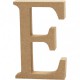 Buchstabe 13cm aus MDF "E"