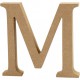 Buchstabe 13cm aus MDF "M"