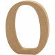 Buchstabe 13cm aus MDF "O"