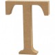 Buchstabe 13cm aus MDF "T"