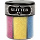 Glitter - 6 Farben im Mehrfachstreuer