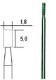 Proxxon Diamantschleifstifte Zylinder 1,8mm / 2 Stück (28240)