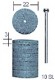 Proxxon Silizium-Carbid-Schleifscheiben Ø 22mm / 10 Stück + Träger (28304)