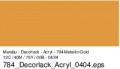 Marabu Decorlack 50ml 113005 784 Metallic Gold